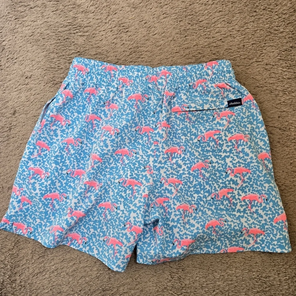 Men's Chubbies Flamingo swim shorts S 5.5